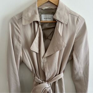 Aritzia Babaton Light Tan Women's Trench Coat